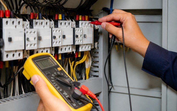 Electrical equipment repair work